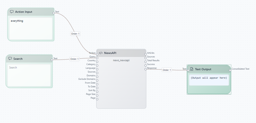 Visual Workflow Editor